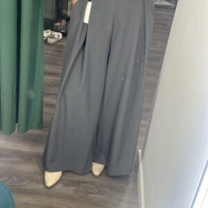 pantalon palazo gris