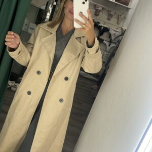 gabardina beige antelina