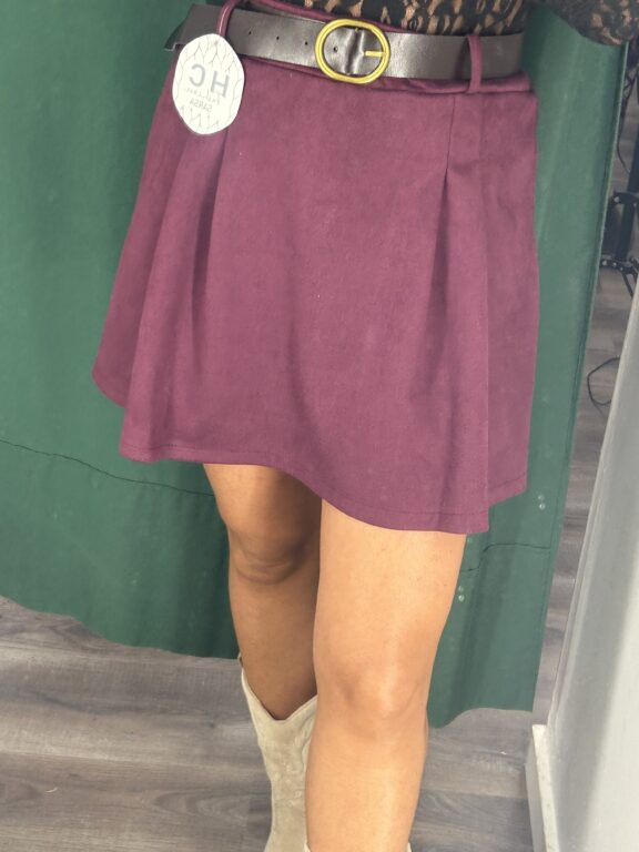 faldas pantalón terciopelo