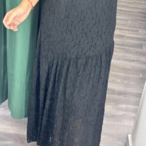 falda encaje negra