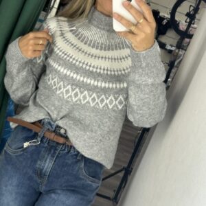jersey gris cositas blanca