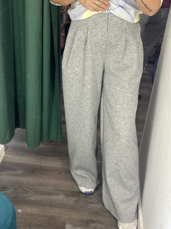 pantalon gris capa aire pinza