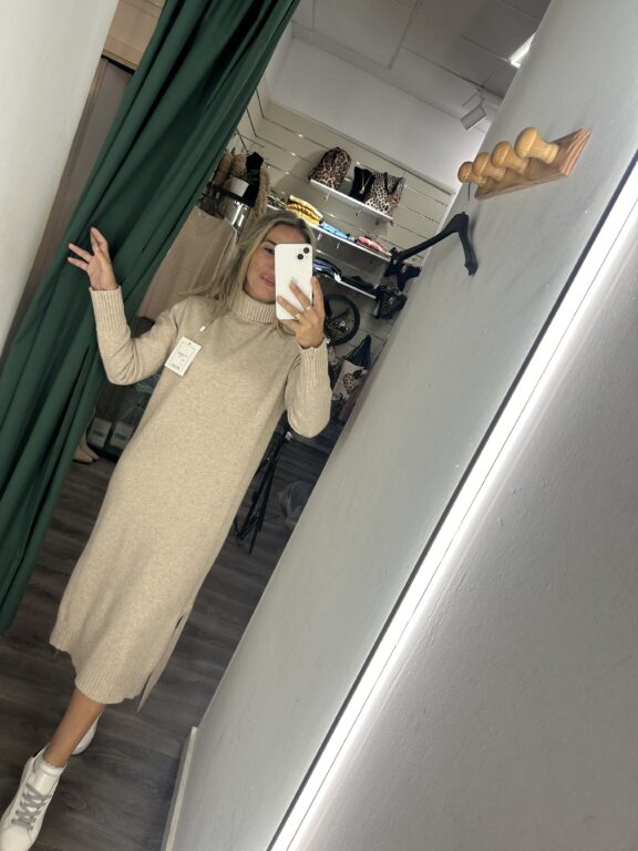 vestidos cuello alto