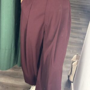 pantalon globo burdeos