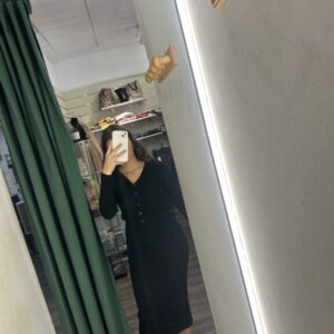 conjunto rebeca y falda negro