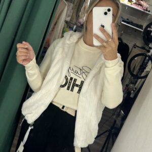 chaquetas pelo sin manga