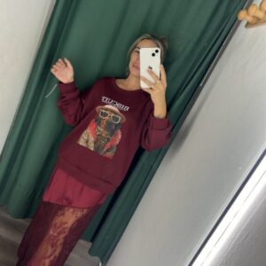 sudadera perro burdeos