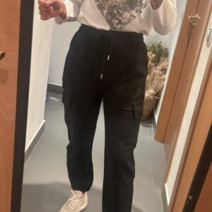 jogger antelina negro