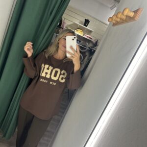 sudadera soho marron