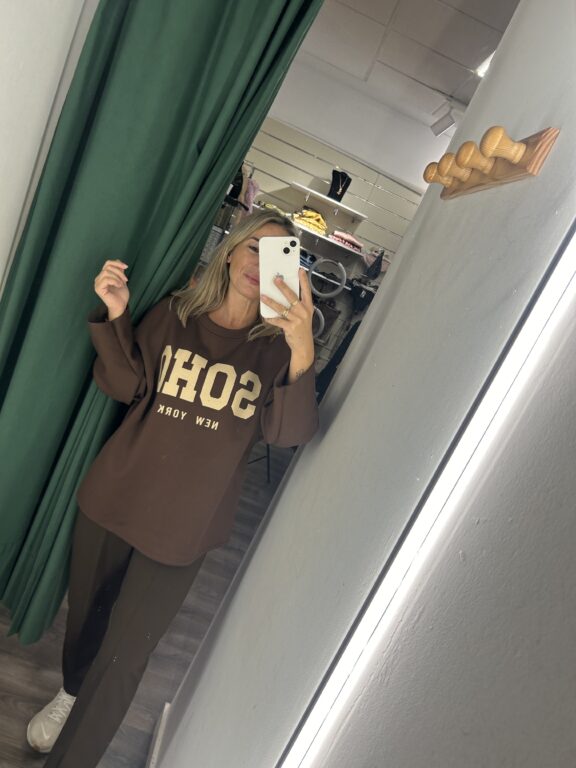 sudadera soho marron