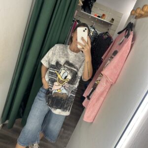 camiseta pato donald blanca