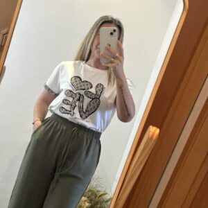 camiseta love blanca