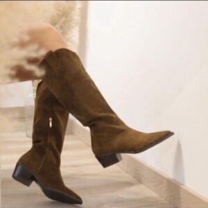 botas marron chocolate