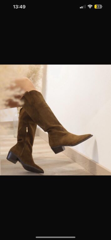 botas marron chocolate