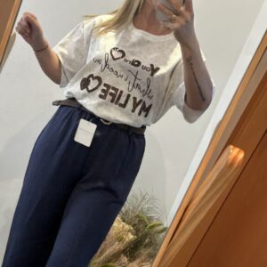 camiseta blanca mi life