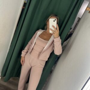 conjunto 3 piezas rosa