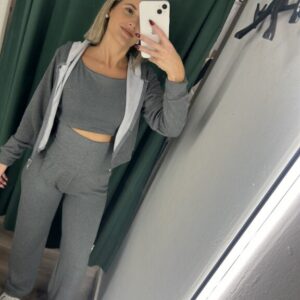 conjunto 3 piezas gris