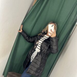 chaquetón negro reversible