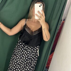 lencero encaje negro