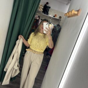 Pantalón vestir Beige