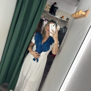 Bata perforada pico azul