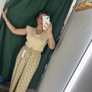 pantalon camel lunar marrón