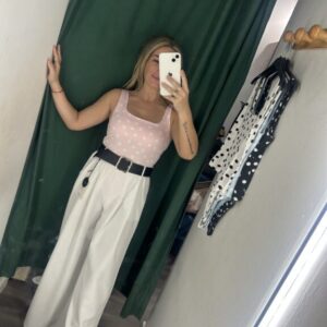 pantalón blanco vestir