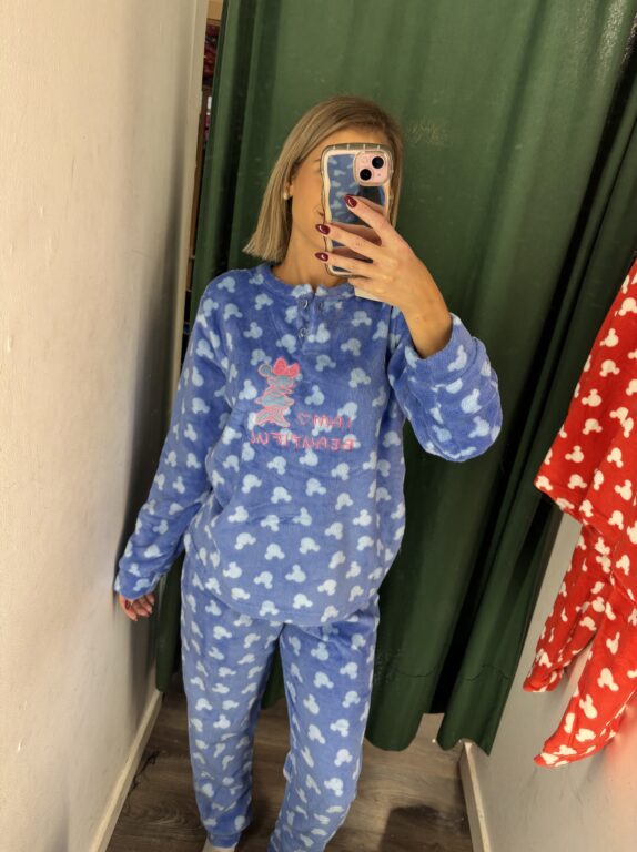 pijama minnie azul