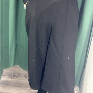 pantalon paño negro midi