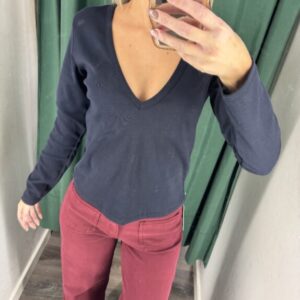 camiseta azul pico v