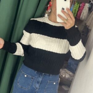 jersey rayas negro y blanco rayas ocho