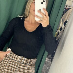 jersey pico canale negro