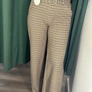 pantalones cuadritos verde