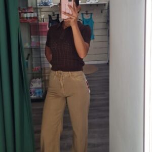 pantalón vaquero camel 5707