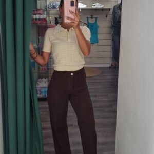 pantalon 5707 marron